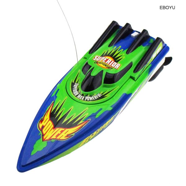 EBOYU C202 High Speed RC Boat Remote Control Race Boat 4 Channels for Pools, Lakes and Outdoor Adventure (Only Works In Water) For Sale