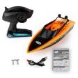 Kuulee RC Creative Sea Boat Toys 2.4GHz Mini Radio Control Electric Racing Remote Control Boats Toys for Children Boy Gift on Sale