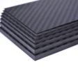 100mm X 250mm 0.5mm 1mm 1.5mm 2mm 3mm 4mm 5mm 3K Carbon Fiber Plate Panel Sheets Matte High Composite Hardness Material Online