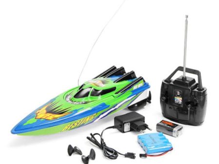 LCLL-RC Boat Radio Remote Control Twin Motor High Speed Boat RC Racing Toy Gift For Kids Eu plug Supply