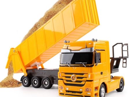 2.4GHZ big RC toy Dumper Tilting Cart remote Control Tip Lorry Auto Lift Engineer Container car Vehicle Toys gift brinquedos Sale