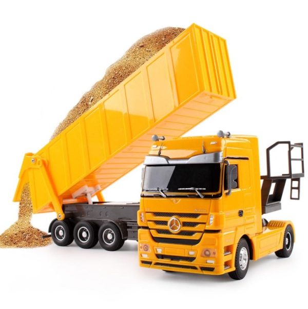 2.4GHZ big RC toy Dumper Tilting Cart remote Control Tip Lorry Auto Lift Engineer Container car Vehicle Toys gift brinquedos Sale