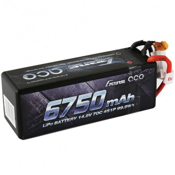 Gens ACE 14.8V 6750mAh 70C 4S1P XT90 Plug Lipo Battery for 1 8 RC Vehicles Model Car For Cheap