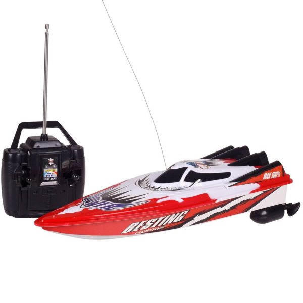 New Radio Remote Control Dual Motor Speed Boat RC Racing Boat High-speed Strong Power System Fluid Type Design Fashion