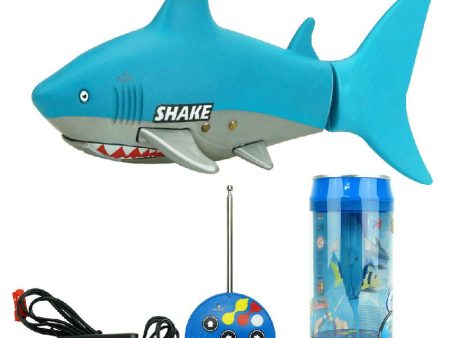 Rc Fish Toy Mini Rc Boat 4 Ch Remote Small Sharks with Usb Remote Control Toy Fish Boat Best Christmas Gift for Children Kids Online Hot Sale