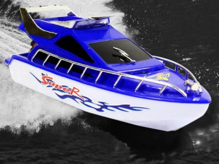 RC Speedboat Super Mini Electric Remote Control High Speed Boat Ship 4-CH RC Boat Game Toys Birthday Gift Kid Children Toys New Hot on Sale