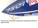 H750 PNP Shark Fiber Glass Electric Racing Speed RC Boat W 1750kv Brushless Motor 120A ESC  Servo Prevent Capsized Blue TH02639 Sale