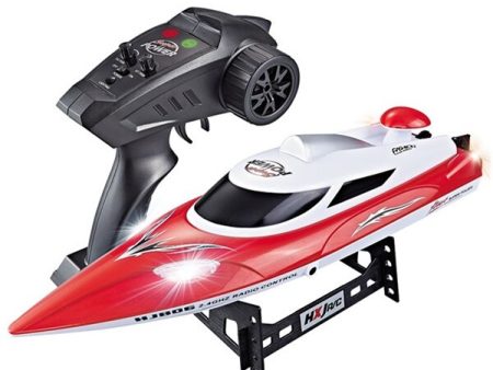 HJ806 2.4G RC Boat 200 Meters Control Distance   Cooling Water System   35km h High-speed kids toys WJ-46 Sale