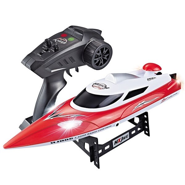 HJ806 2.4G RC Boat 200 Meters Control Distance   Cooling Water System   35km h High-speed kids toys WJ-46 Sale