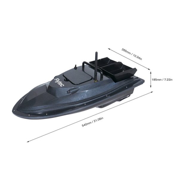 Flytec V007 RC Boats Fishing Nesting Fixed Speed Cruise Yaw Correction Ship Strong Wind Resistance LED Searchlight Outdoor Toys Sale