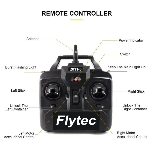 Flytec 2011-5 Fishing Tool Smart RC Bait Boat Toy Dual Motor Fish Finder Remote Control Fishing Boat Speedboat 500 Meters Hot on Sale