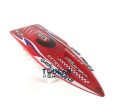 E25 KIT Gallop Fiber Glass Electric RC Racing Speed Boat Hull Only for Advanced Player Red TH02626 Cheap