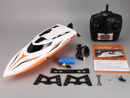 H102 H106 H105 RC Boat High Speed Racing 28km h Remote Control Boat 180 Flip with LCD Screen as Gift for Children Toy Kid Sale