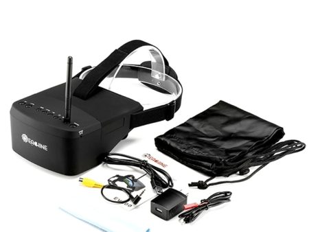 (In Stock)New Arrival Eachine EV800 5 Inches 800x480 FPV Goggles 5.8G 40CH Raceband Auto-Searching Build In Battery Online