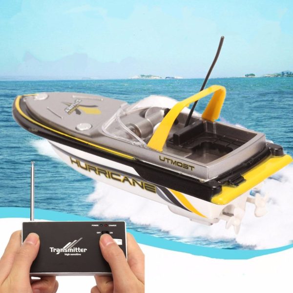 Electric RC Radio Remote Control Ship Super Mini Speed Boat Dual Motor Kids Toy Quick Charge 40MHz Gift for Boy Smart Frequency Cheap