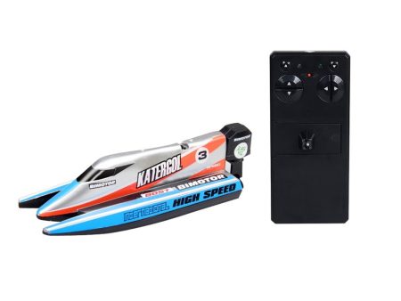 RC Boat 2.4GHz 4 CH High Speed Mini RC Racing Boat Drop Bruise Rechargeable Powerful Speedboat Children Toys Hobby Best Gifts Cheap