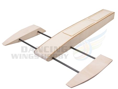 RC Speed Boat 495mm Wooden Sponson Outrigger Shrimp Racing Boat Model Building Kits Radio Remote Control Speedboat Sale