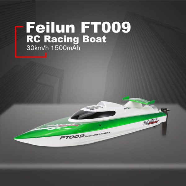 Feilun FT009 2.4G 4CH Water Cooling RC Racing Boat 30km h Super Speed Electric RC Boat Toy Remote Control Boats Fashion