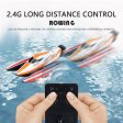 Novelty High Speed RC Boat 2.4GHz 4 Channel 30km h Racing Remote Control Boat with LCD Screen as Gift For Children Toys Online now