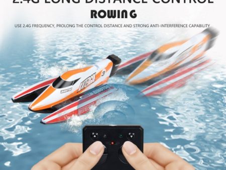 Novelty High Speed RC Boat 2.4GHz 4 Channel 30km h Racing Remote Control Boat with LCD Screen as Gift For Children Toys Online now