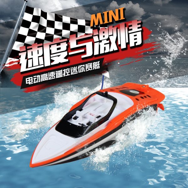 High Speed RC Boat 2.4GHZ 4 Channel 30km h Radio Remote Control RC Racing Boat Electric Toys RC Toys for Childern Gifts For Discount