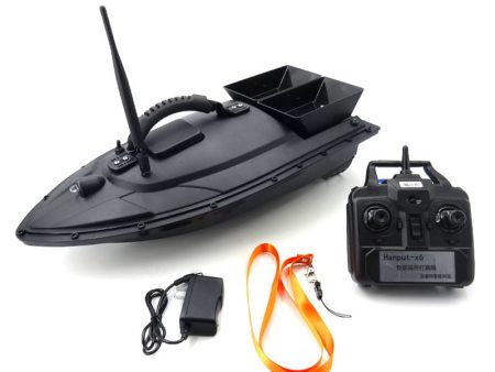 Flytec 2011-5   V007   V500 Electric Fishing Bait RC Boat 500M Remote Fish Finder 5.4km h Double Motor Toys Kit   RTR Version on Sale