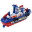 Electric Boat Children Marine Rescue Toys Navigation Warship Toy Birthday Gift For Sale