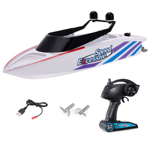 High Speed RC Boat 15km h 2.4GHz 4 Channel Electric Workbale on The Water Radio Remote Control Racing Toy for Childern Best Gift Online Sale