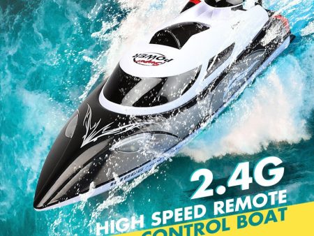 HJ806 RC Boat 35km H High Speed Fast Ship With Cooling Water System Boat Night Light Double Layer Waterproof RC Boats Toys Gifts Supply