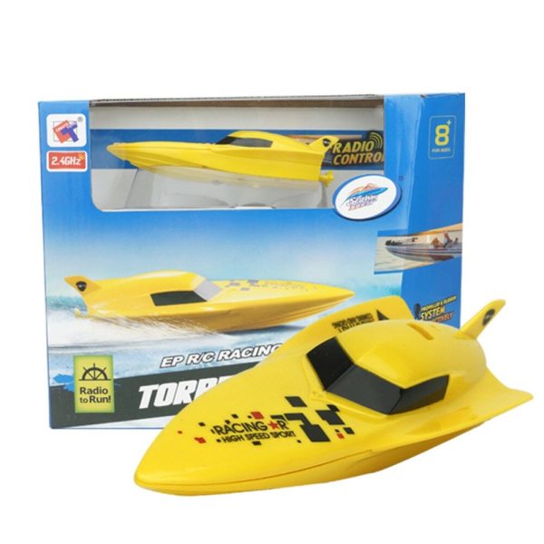 RC water stunt motorboat children s toys 2.4G mini remote control boat children gifts Discount