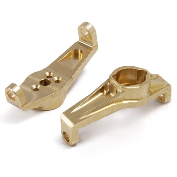 YEAHRUN 1Pair Heavy Duty Brass Front Hub Carrier for Traxxas TRX4 1 10 RC Crawler Counterweights Fashion