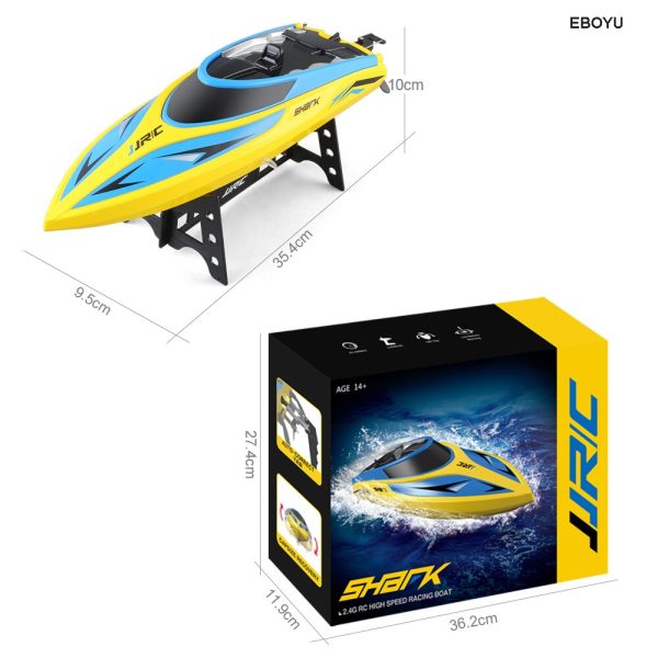 JJRC S1 S2 S3 RC Boat 2.4GHz 4CH 25KM h High Speed Mini RC Racing Boat RTR Sale