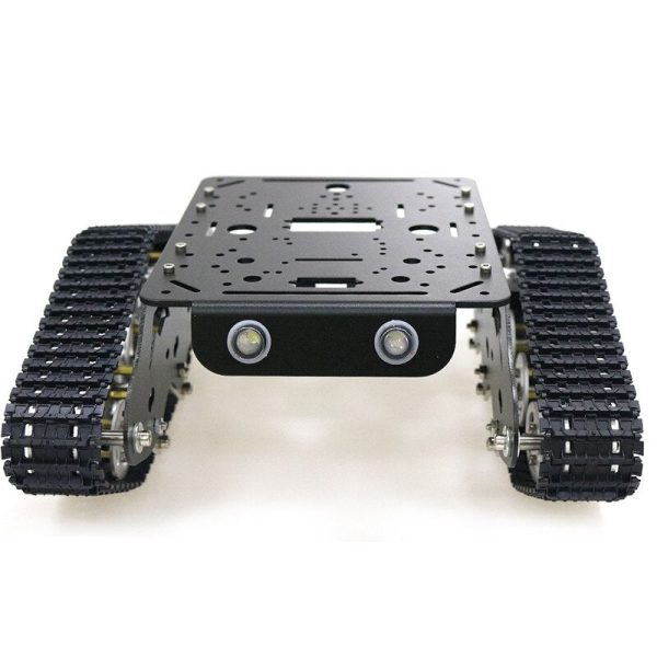 TS300 Shock Absorption Robot Tank Chassis RC Tank Model Tracked Car With Dual DC 12V Motor+Plastic Tracks+Suspension Parts on Sale