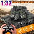 1:32 RC War Tank Tactical Vehicle Main Battle Military Remote Control Tank with Shoot Bullets Model Electronic Hobby Boy Toys Fashion