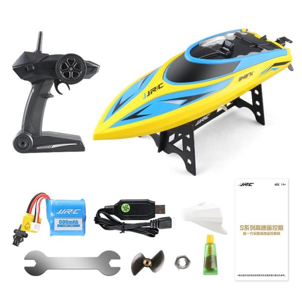 JJRC S1 S2 S3 Waterproof Turnover Reset Water Cooling High Speed 25km H RC Boat Mini Racing RC Boat RTR Remote Control Toys Gift on Sale