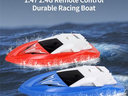 JJRC S5 1 47 10km h 2.4G Electric Rc Boat with Dual Motor Racing RTR Ship Model 20 minis Using time Outdoor Toys on Sale