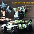 2020 NEW RC tank 2.4G 4WD can fire water bombs RC tank drift horizontal movement 360 ° rotating rc boy toys for kids children Discount