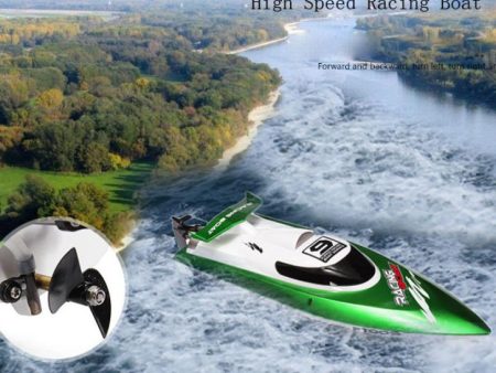 RC Boat Skytech H101 2.4G Remote Control 180 Flip High Speed Charger Electric RC Racing Boat for kids gift t227 30# Online Hot Sale