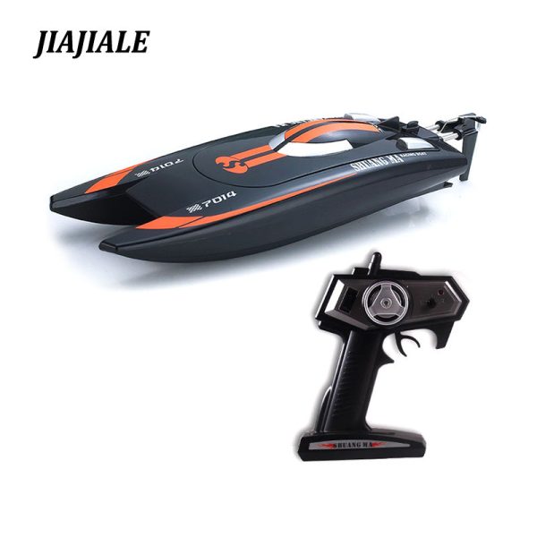 free shipping Double Horse DH7014 2.4G speed rowing boat remote radio control servo Speedboat with Super water cooled motor on Sale