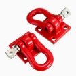 1 Pair 1:10 RC Crawler Accessories Red Trailer Hook Scale Accessory For RC Crawler SCX-10 Truck Climbing Car Truck Trailer Hook For Discount