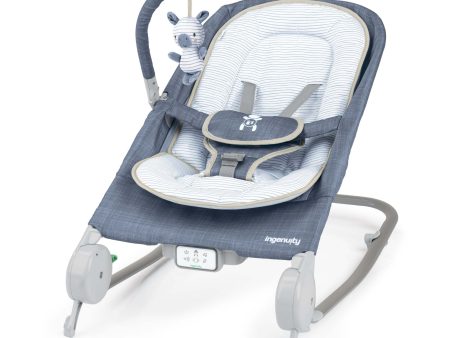 Happy Belly™ Rock-to-Bounce Massage Seat - Chambray on Sale