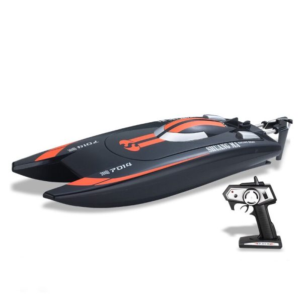 Double Horse DH7014 Radio Control 2.4GHZ 4CH Speed RC Boat High Performance Waterproof SpeedBoat with Display Rack RTR Discount