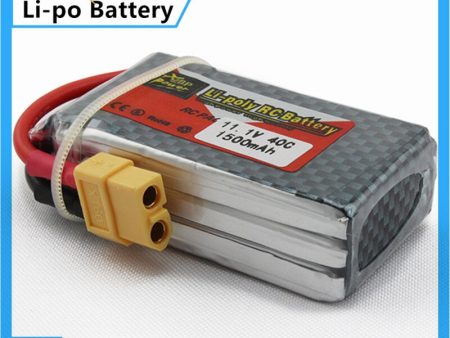 zop Original LiPo Battery 11.1V 1500Mah 3S 40C Max 60C XT60 Plug For RC Quadcopter Drone Helicopter Car Airplane Toy Parts For Discount