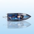 New RC Boat H100 4 Channel High Speed 30km H Racing Remote Control With LCD Screen For Children Toys Kids Birthday Gift on Sale