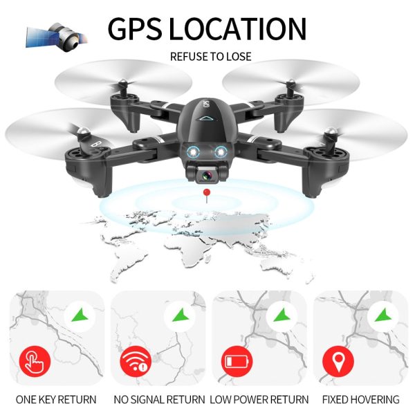 S167 GPS quadcopter drone 4k dron with camera toys rc helicopter profissional quadrocopter FPV toy racing VS S20 SG907 X8 ex4 For Sale