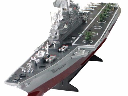 RC Boat 1:275 4CH Bismarck Aircraft Carrier WarShip Remote Control Military Naval Vessels Electronic Model For Kids Toys Hobbys Online Sale