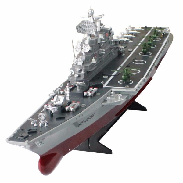 RC Boat 1:275 4CH Bismarck Aircraft Carrier WarShip Remote Control Military Naval Vessels Electronic Model For Kids Toys Hobbys Online Sale