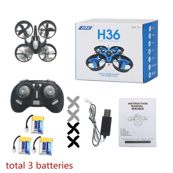 RC Helicopter JJRC H36 Mini Drone 2.4GHz 6-Axis Gyro Headless Mode One Key Return RC Quadcopter VS JJRC H8 Mini H20 Dron Cheap