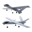 Z51 Super Big 66cm Wingspan Remote Control Airplane Glider EPP Built-in Gyroscope RC Plane UAV with LED Military Aircraft Model Supply