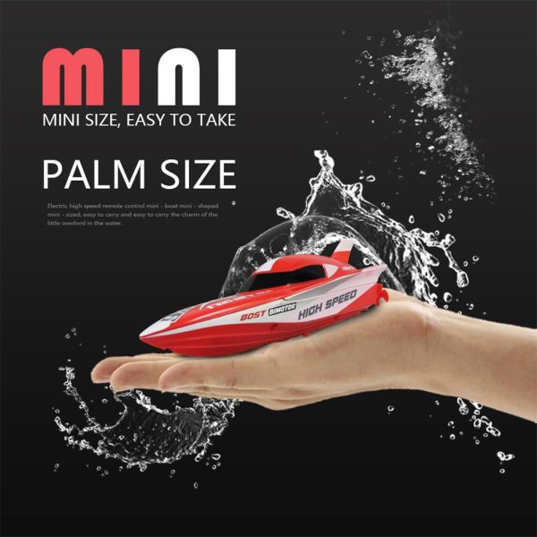 Cool 2.4G Kids Toys 4 Functions Mini RC Speedboat Boat Remote Control Toys for Boys Children Supply